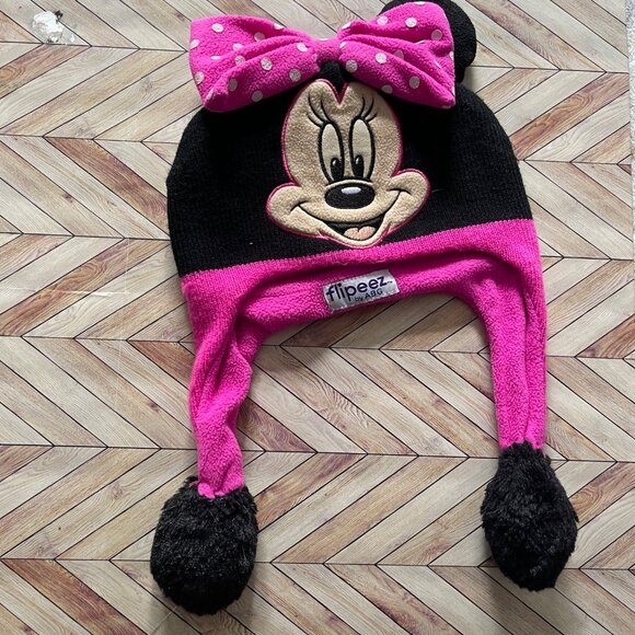 Disney Minnie Mouse Flipeez Hat For Kids With Pink Bow & Ears By ABG - Picture 6 of 6
